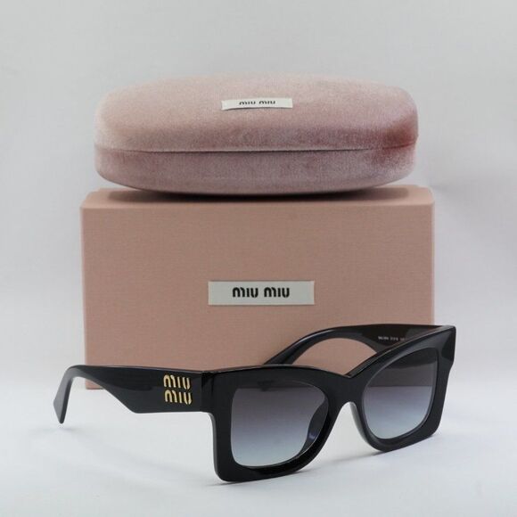 Miu Miu Black Gradient Cat-Eye Sunglasses main image 12